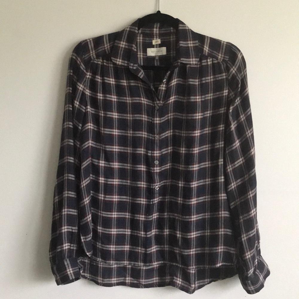 LOFT Button Down Softened Shirt - XS
